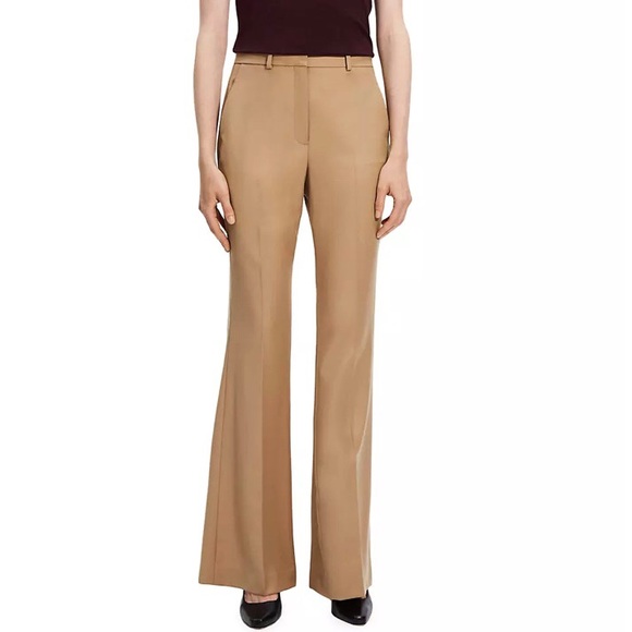 Theory High Waisted Demitria Wool Pants - Picture 1 of 13